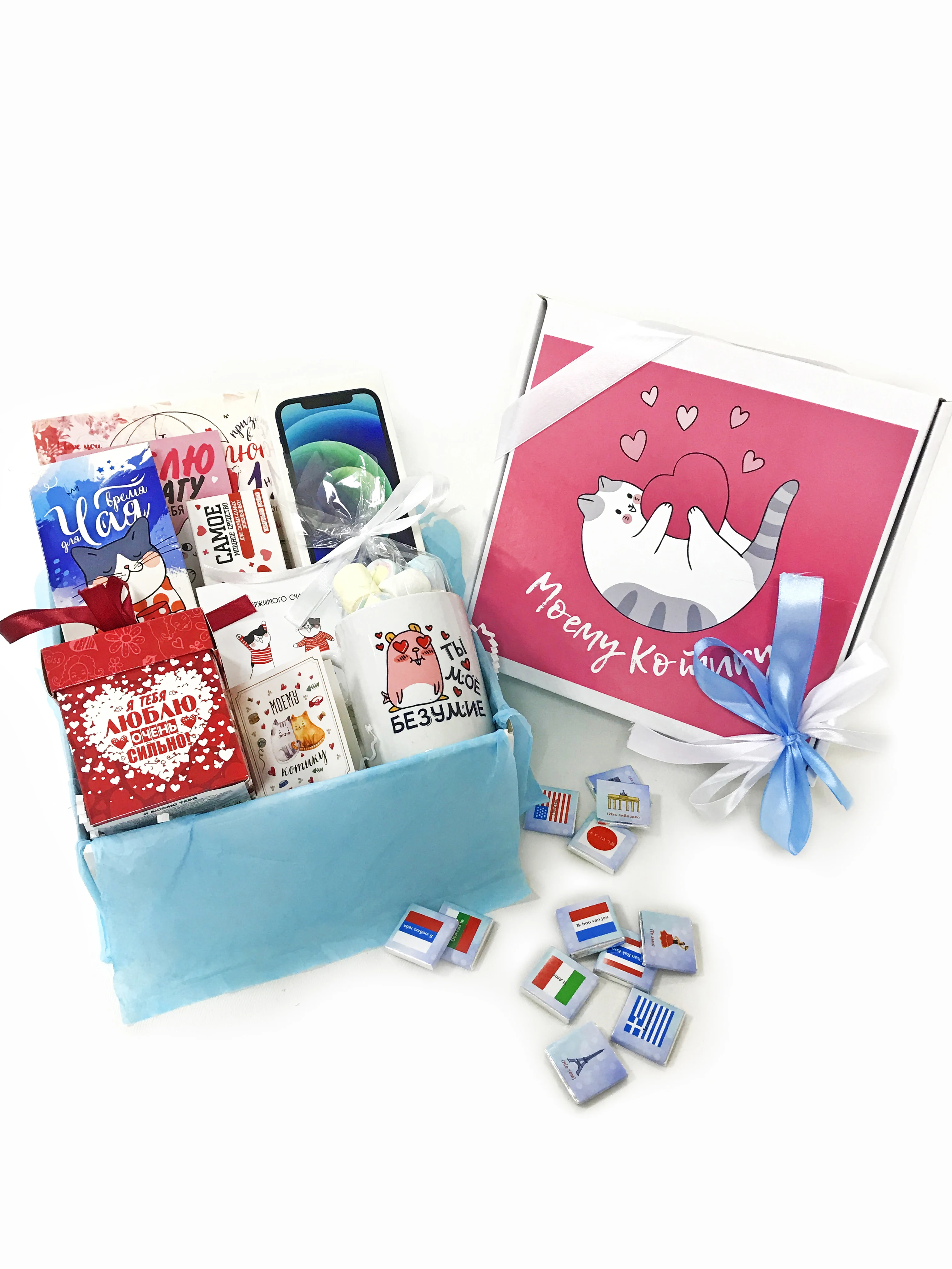 Бокс подарочный / Лаборатория счастья Моему котику | Дом и сад