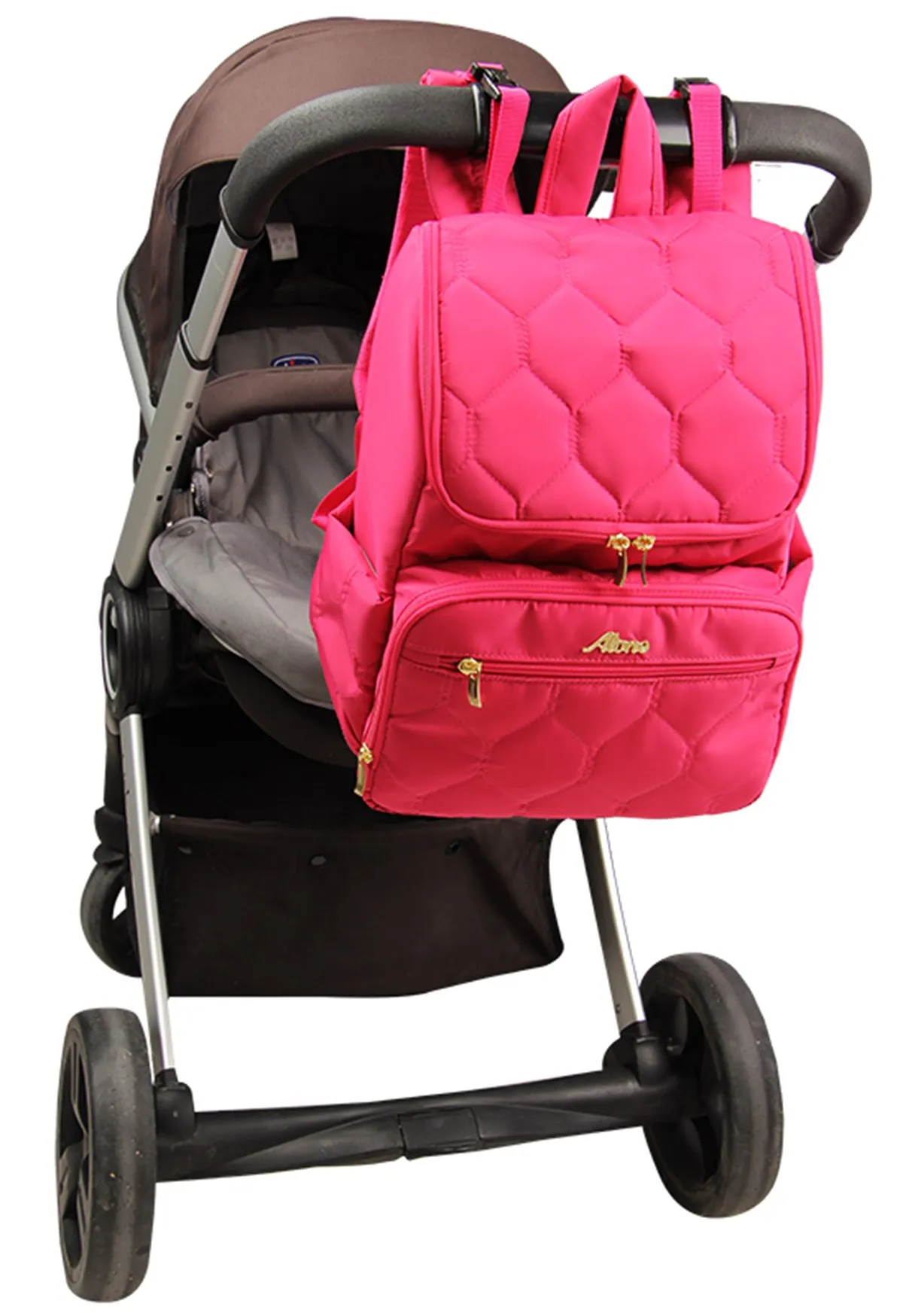 

Nappy Backpack Soft Touch Fabric Mummy Large Capacity Bag Mom Baby Multi-function Outdoor Travel Diaper Bags Baby Care