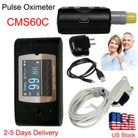 contec cms60c handheld pulse oximeter blood oxygen monitor spo2 pulse oximetry monitor pc software adult probe
