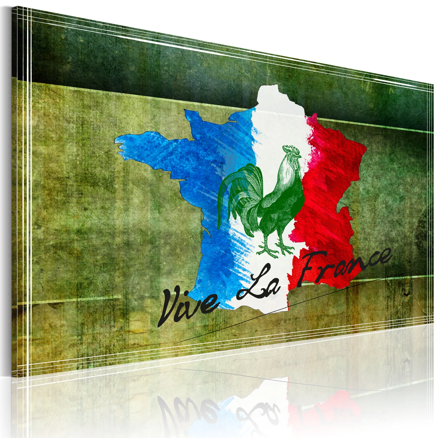 Картинка-Vive la France - 60x40 см |