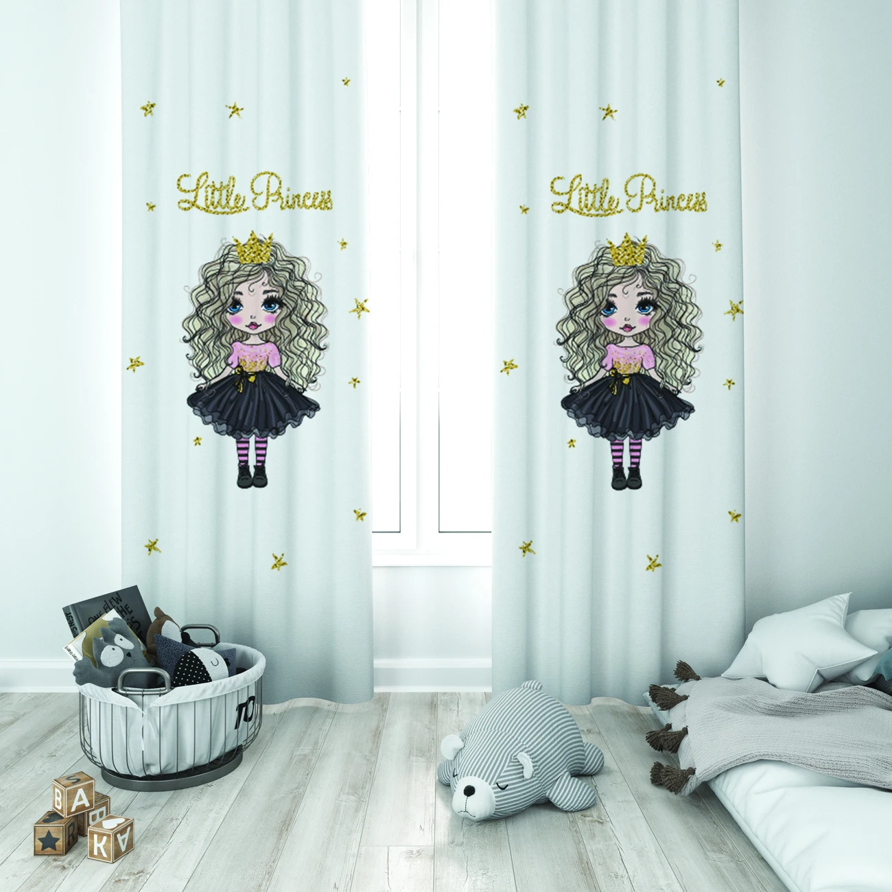 Шторы Детские с 3D принтом декоративные предметы для дома детская комната