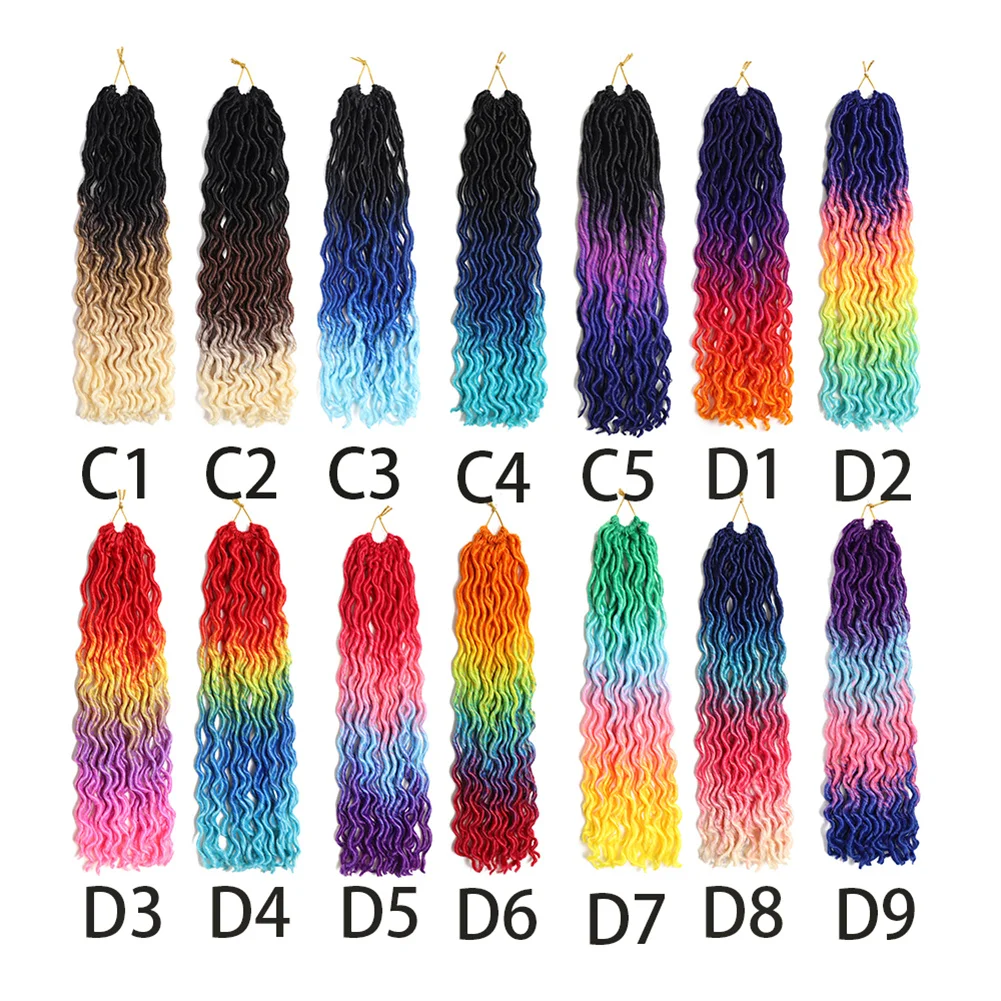 Crochet Braids Hair Extension Locks Blonde Black