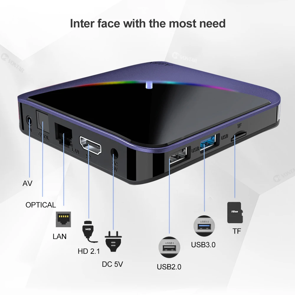 A95X F3 Amlogic S905X3 8K RGB Light Android 10.0 TV Box 4GB RAM 64GB Plex media server Dual Wifi Youtube 4K Media Player F4 on - А95Х F3 Amlogic S905X3 8K RGB Light Android 10.0 ТВ-приставка 4 ГБ ОЗУ 64 ГБ Plex-медиасервер Dual Wifi Youtube 4K Медиаплеер 