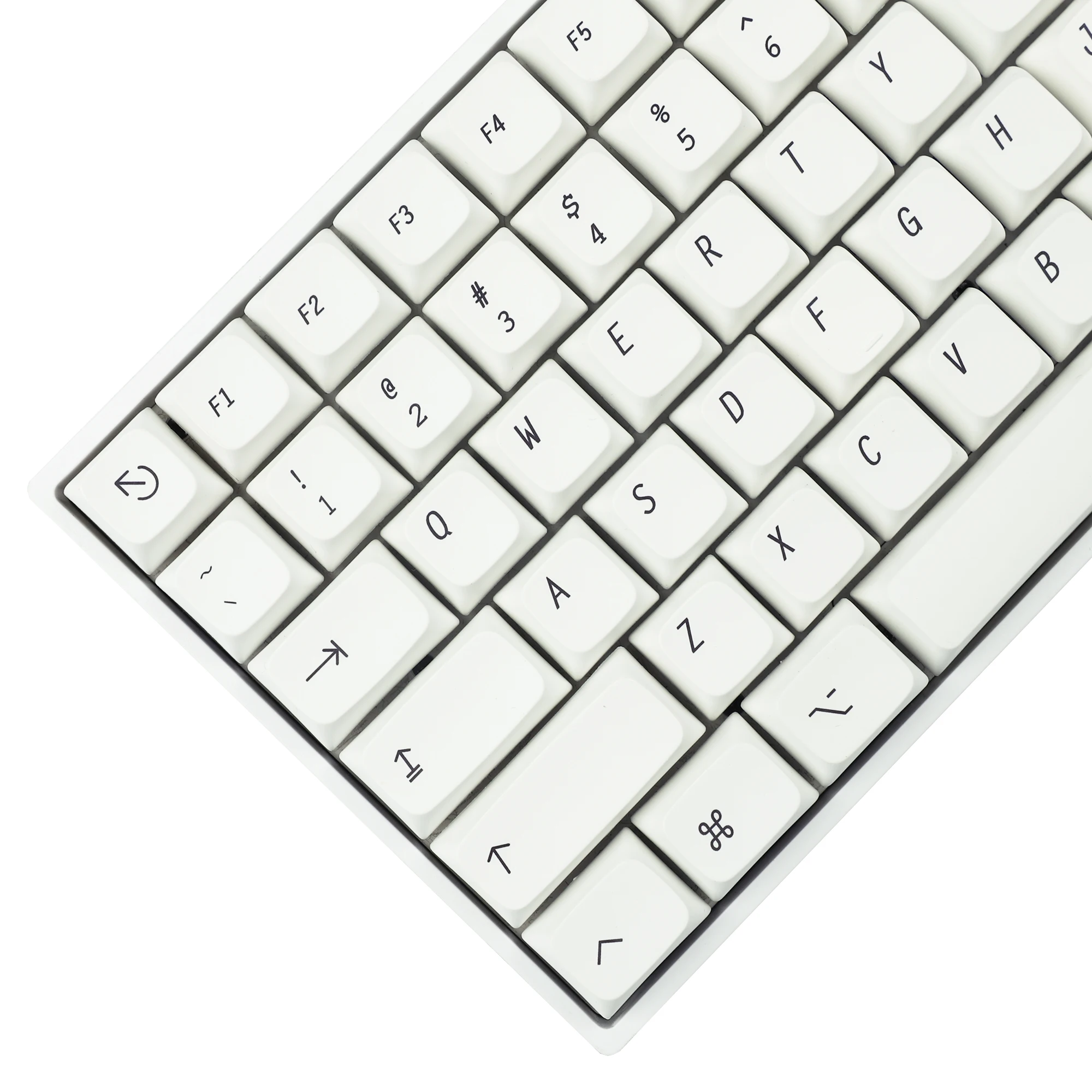 YMDK 137 Mac колпачки клавиш XDA профиль нормкор стиль краситель Sub PBT белый для 104 TKL 60% 96
