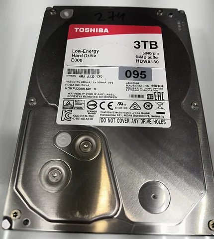 Жесткий диск Toshiba E300 3 TB HDWA130UZSVA (С ПРОБЕГОМ)
