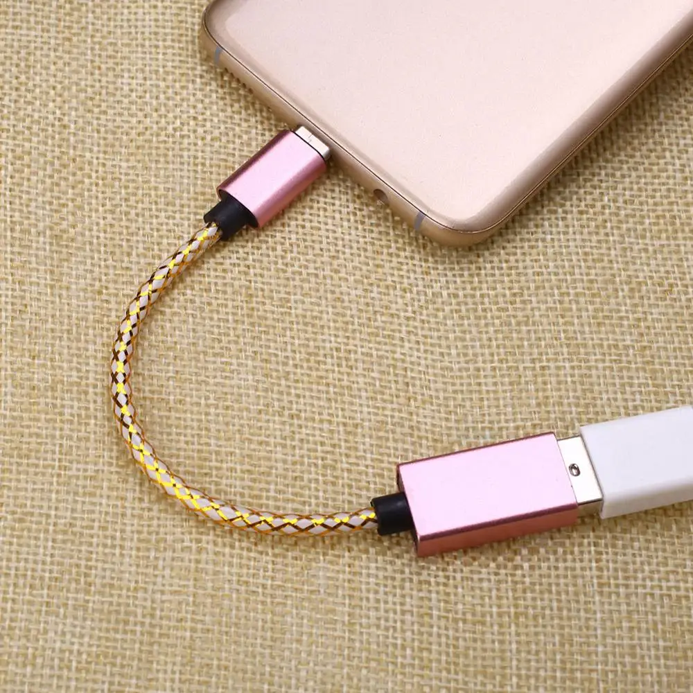 USB 3 1 Type-C к OTG кабель Цвета Универсальный 15 см адаптер для Мобильный телефон линия