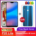 ЖК-дисплей 5,84 дюйма для Huawei P20 Lite с сенсорным экраном и дигитайзером в сборе, замена дисплея для Huawei P20Lite  Nova 3e, оригинал