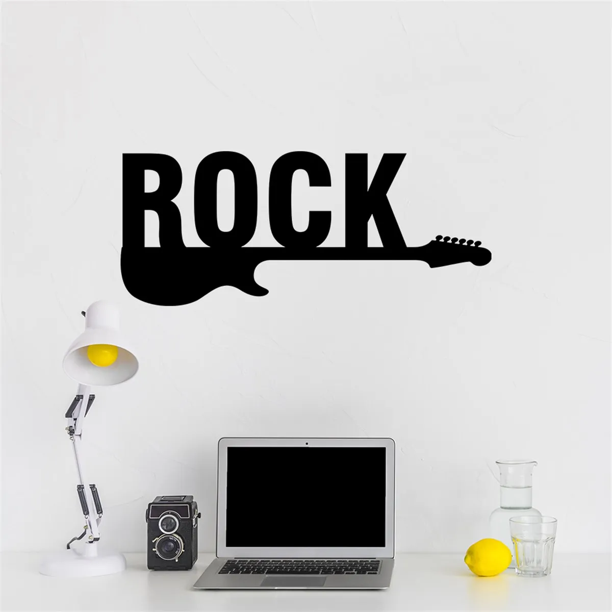 

3D Wall Wood Laser Cut Rock Guitar Themed Wall Decoration Decor New Style Your Home Office Art Decoration home Gifts Vintage