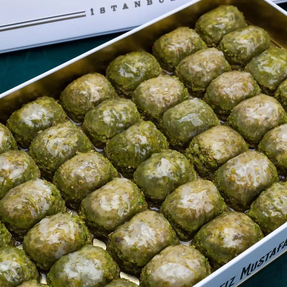 Турецкий традиционный знаменитый бренд хафай Мустафа фисташек дилбер бакклава