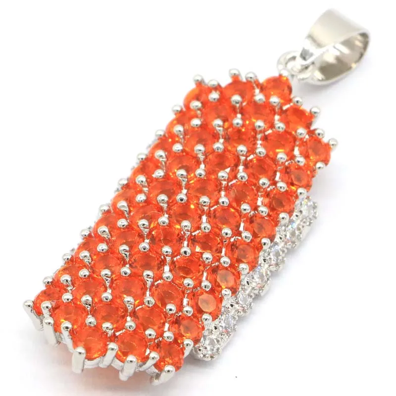 47x17 мм большой европейский дизайн оранжевый Спессартин Гранат дымчатый топаз