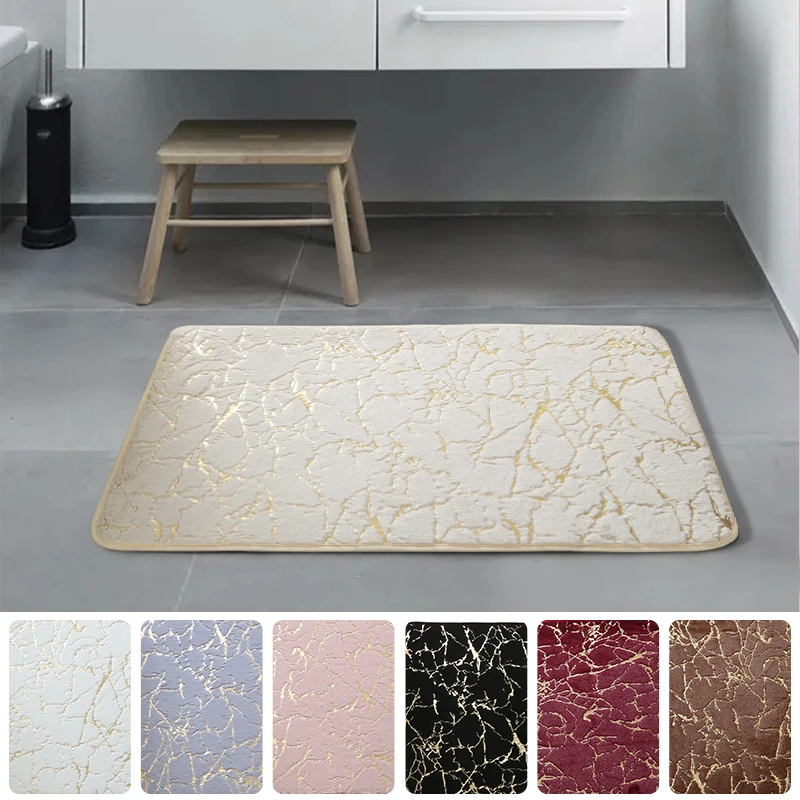 

Bath Mat Doormat Home Decor Modern Home Bathroom Balcony Bedroom Absorb Water Non Slip Personality Design Luxury Rugs