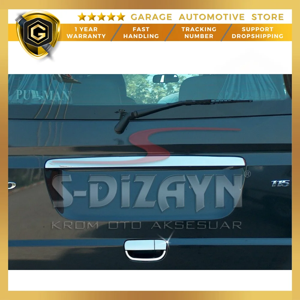 

For Mercedes Vito Chrome Rear Trunk Lid Cover 2010-2014 Stainless Steel Car Quality Designed Turkey Satisfaction