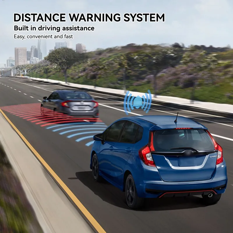 Новый Автомобильный видеорегистратор ADAS Wi-Fi для Android USB с углом обзора 170 ° и