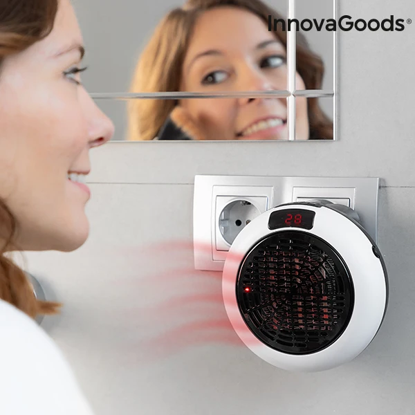 InnovaGoods мини Керамика нагреватель с пультом дистанционного управления Управление 600W