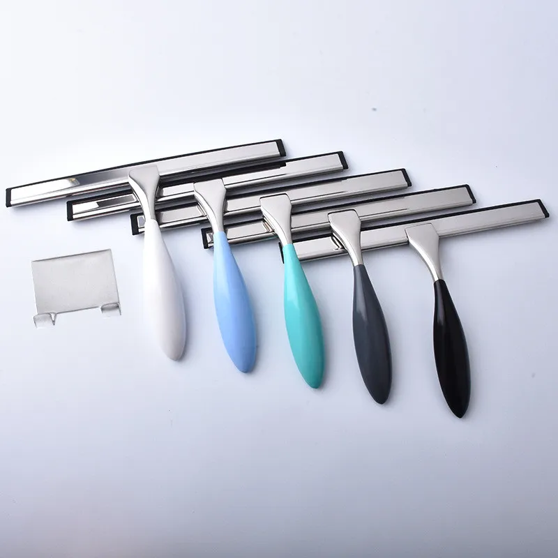 

Multifunctional Wiper Stainlesssteelwiper Cleaning Wiperwith Suction cup Hookfor Window Glass Shower Doorcar Glass Cleaning Tool