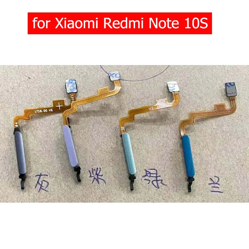 Гибкий кабель для сканера отпечатков пальцев Xiaomi Redmi Note 10S запасные части ремонта