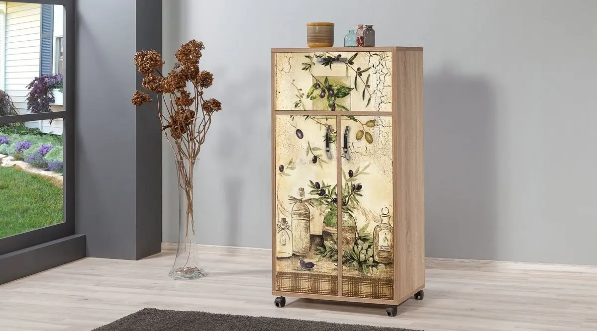 

Bereket Pantry Cabinet Olive