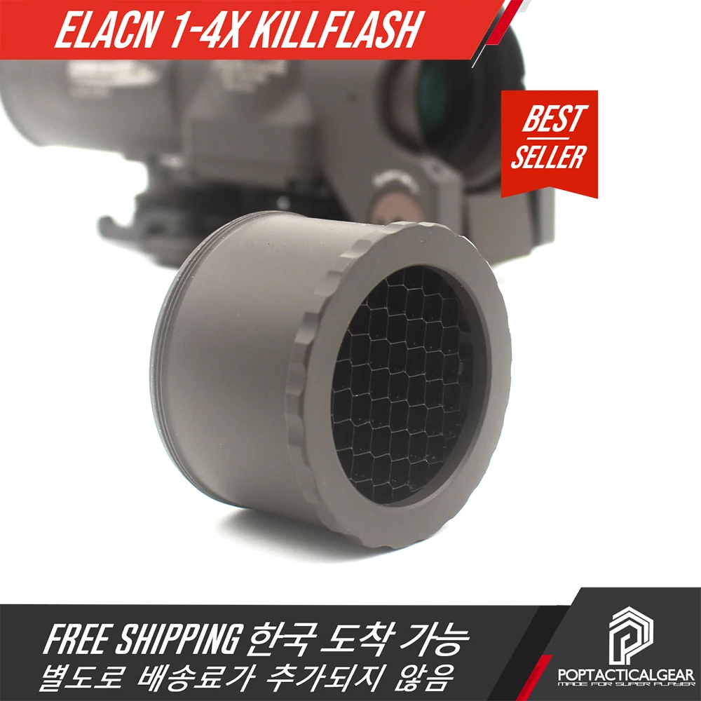 

ELCAN1-4x Scope Kill Flash Almunimum Materail/CNC TECH FDE Color