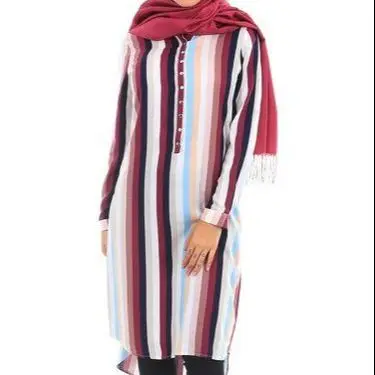 

Women's 5607 Crew Neck Hijab Tunik special design spacious comfortable muslim sets the most preferred abaya islami