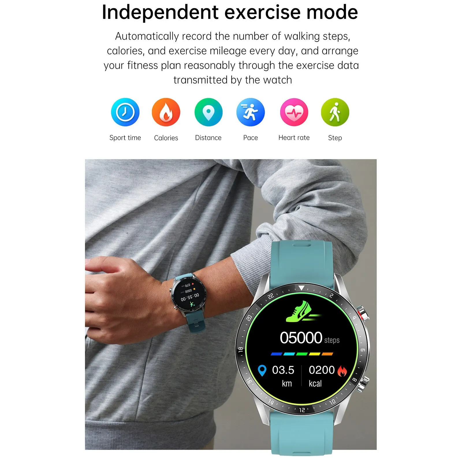 à prova dip68 água bluetooth para android ios smartwatch
