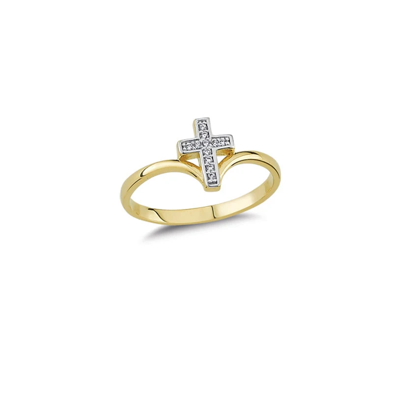 

Изящное Золотое кольцо 14K