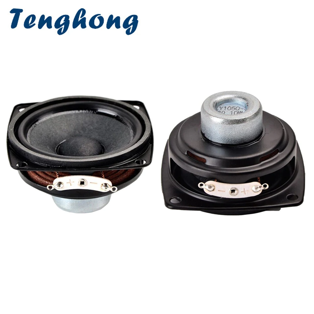 

Tenghong 2pcs 2.25 Inch Full Range Speaker 57MM Portable Audio Speaker 16 Core 8Ohm 10W Rubber Side Loudspeaker For Home Theater