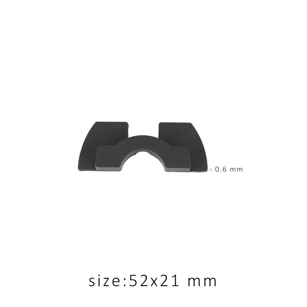 0.6mm Амортизирующие подушки для Xiaomi M365 аксессуары M365 электрический скутер встряхивание редукторы передняя вилка встряхивание колодки амортизирующие подушки - Color: 0.6mm