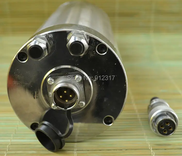1,5 кВт мотор шпинделя с водяным охлаждением ER11 Цанга D80mm L188mm для гравировального станка с ЧПУ