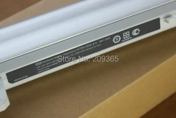 Серебряный Батарея для hp Pavilion dm1 3000/3105 м/3115 м DM1Z-3200 GB06 HSTNN-OB2D HSTNN-YB2D HSTNN-LB2G OB2D YB2D DM1-3000 DM1 3000