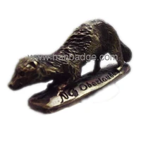 custom trophy customized award medal 3d animal design in antique bronze finish