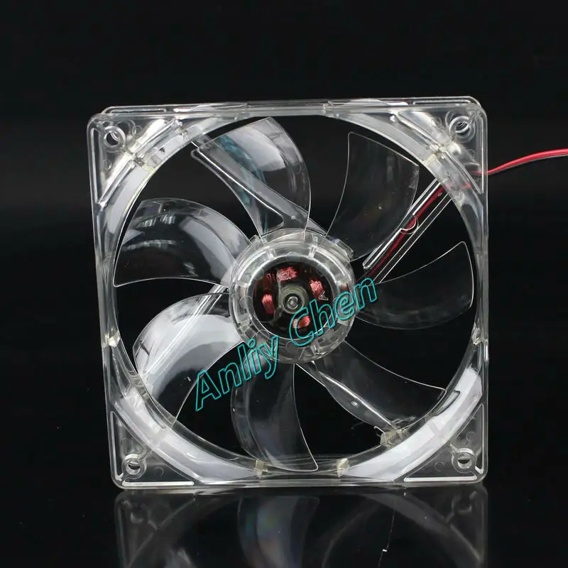 1000 штук партия, GDT белый компьютерный корпус для ПК DC 120 х 25 мм 4Pin 12 V Красочный светодиодный бесщеточный вентилятор радиатора