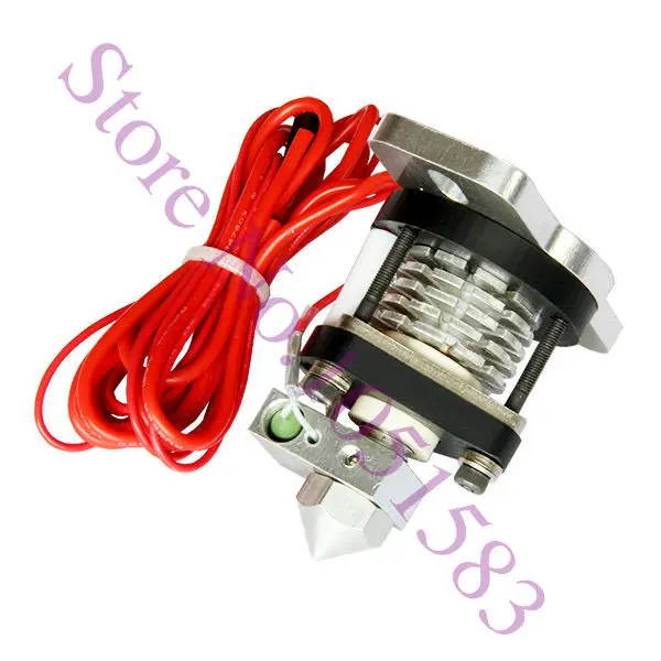 3D головка принтера Reprap Budaschnozzle V2.0 две насадки с 0,35 мм и 0,4 мм 3D принтер штранг-прессования, 3d принтер запчасти