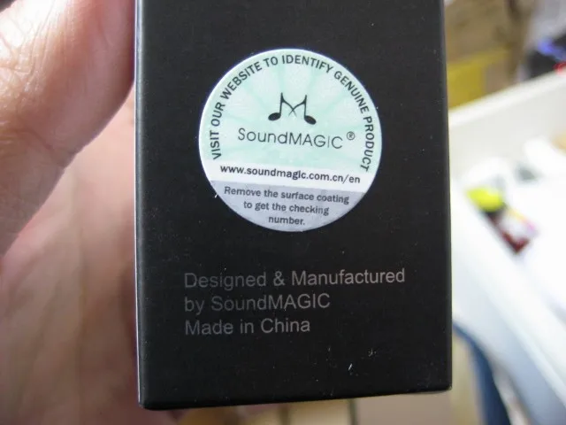 SoundMAGIC E10 шумоизолирующие наушники-вкладыши Hi-Fi стерео наушники НОВЫЕ и Оригинальные черные, красные, золотые цвета