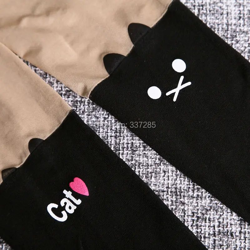 Колготки детские для девочек Hello Kitty с милым рисунком на коленках