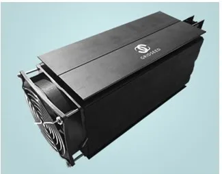 Используется Шахтер Gridseed 5,2-6MH/S 100 Вт Scrypt MINER LITECOIN горнодобывающая машина лезвие gridseed отправляется по DHL или EMS