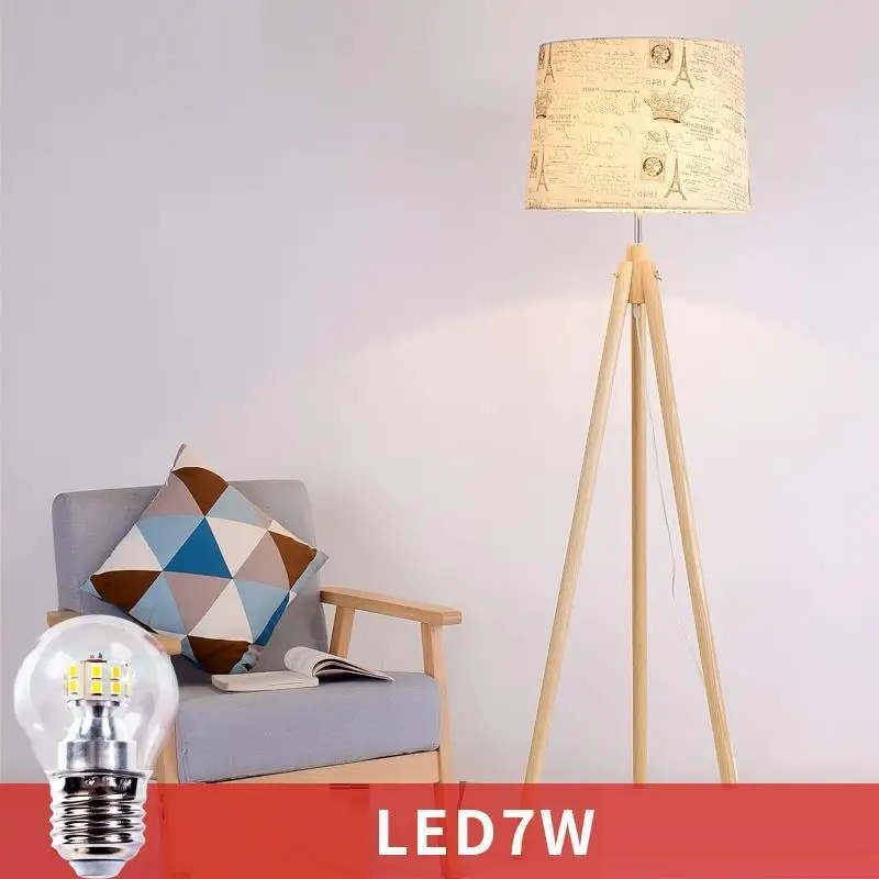 Для гостиной напольный светильник Da Terra Lampe Sur Pied Tripot Staande Lampara Pie Lampadaire De Salon Stehlampe