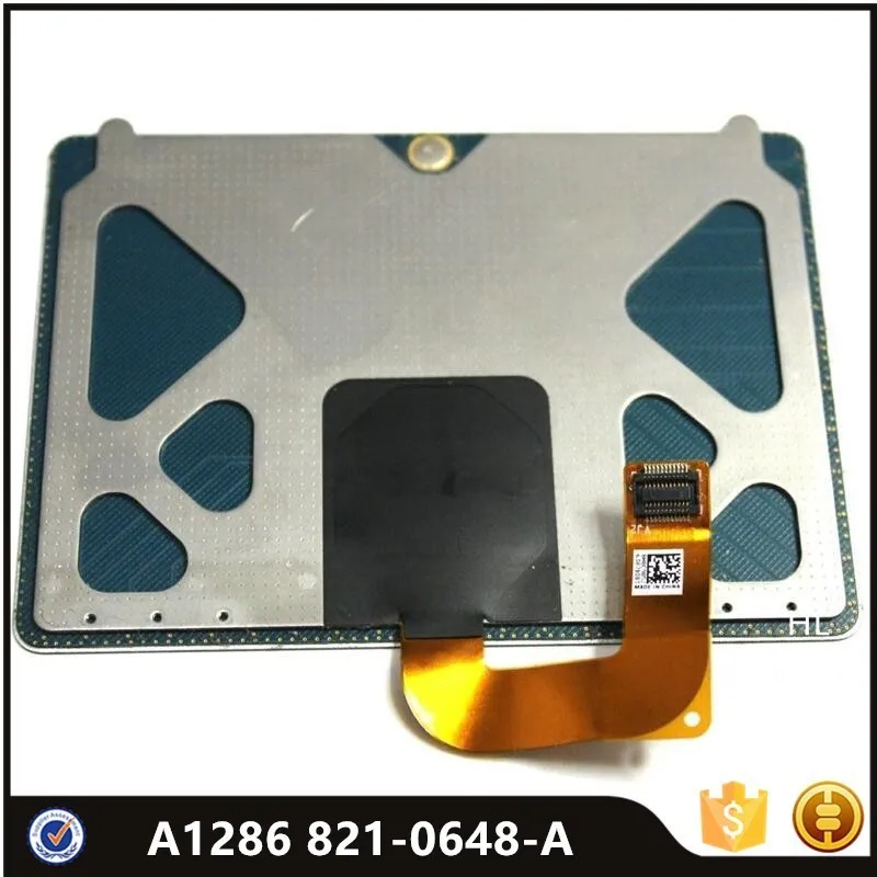 Оригинальная сенсорная панель A1286 с гибким кабелем 922 9008 821 0648 A 2008 2009 для Macbook Pro 15