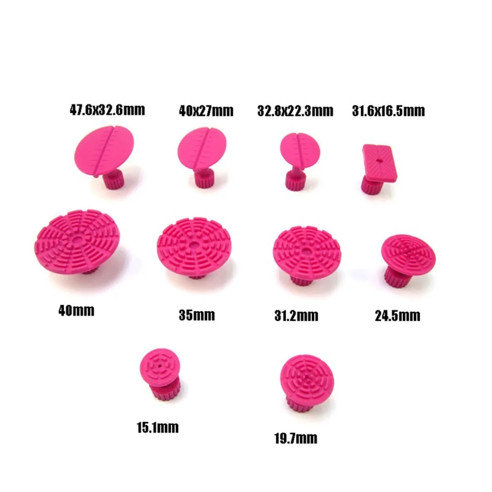 melhor Ferramentas De Remoção Paintless Dent Carro Alta Qualidade Inoxidável Slide Martelo Dent Extrator Puxando Ponte Pistola Cola Mão Kit