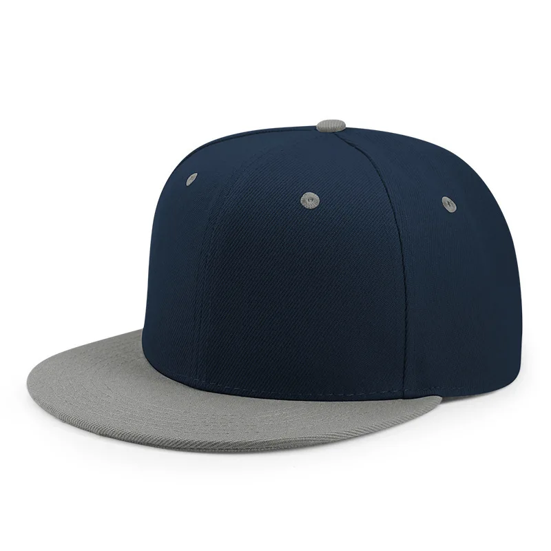 

Wholesale Blank Snapback Cap Adult Solid Color Flat Bill Hip Hop Hat Women And Men Logo Custom Plain Baseball Cap 33 Colos