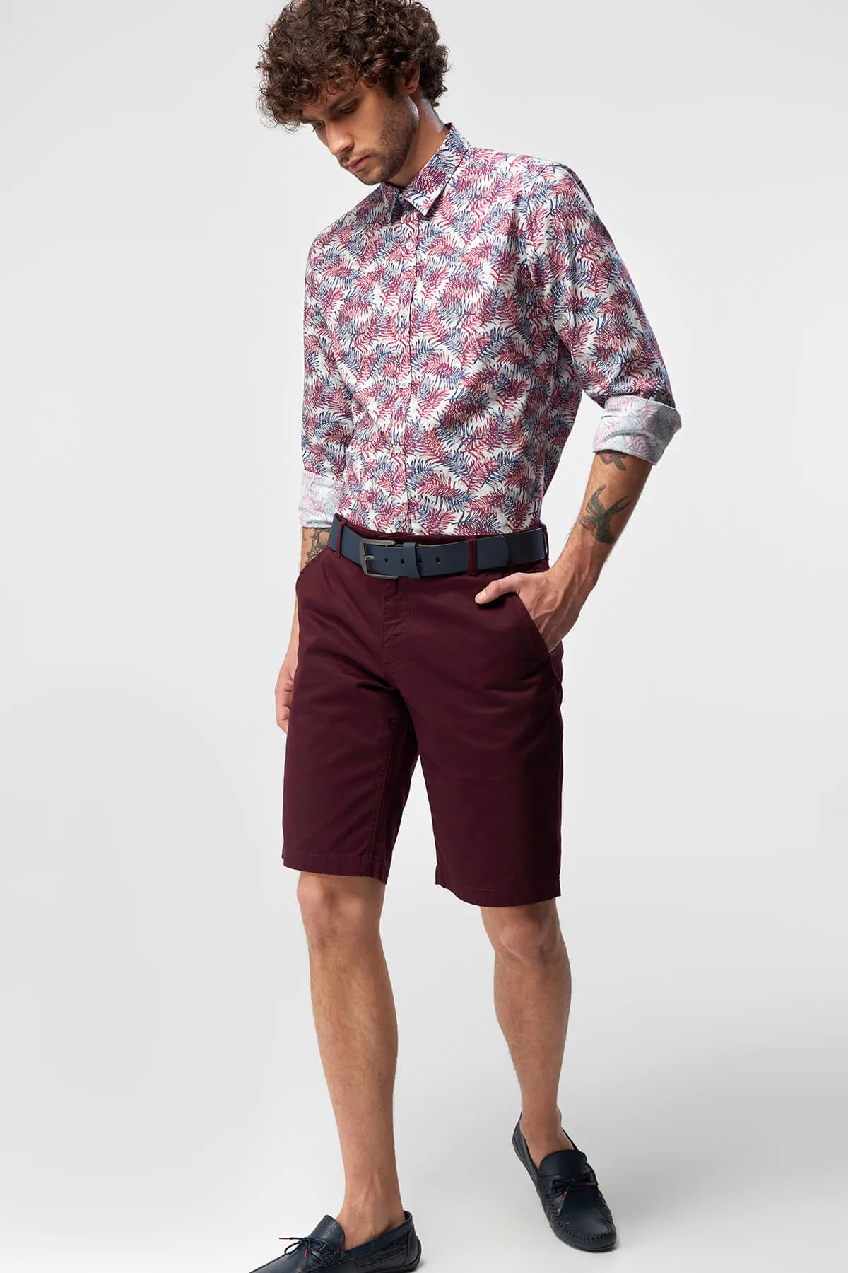 Trendyol Bordeaux мужские шорты Чино Smart Casual|Мужские шорты| |