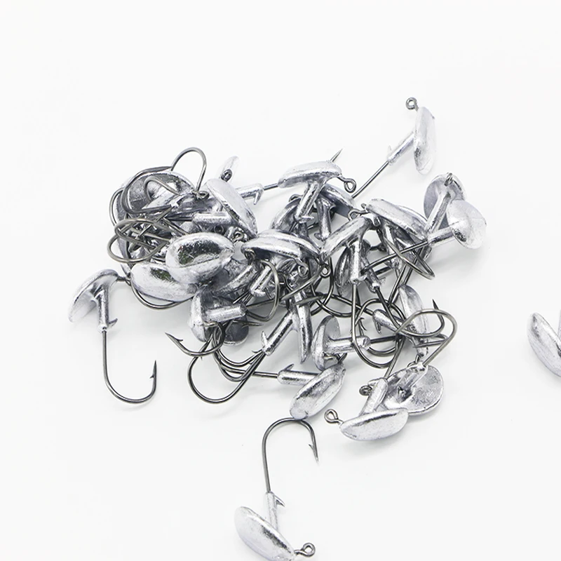 50 шт/свинцовый крючок. Рыболовный Усиленный тумблер колючий крючок Мягкая