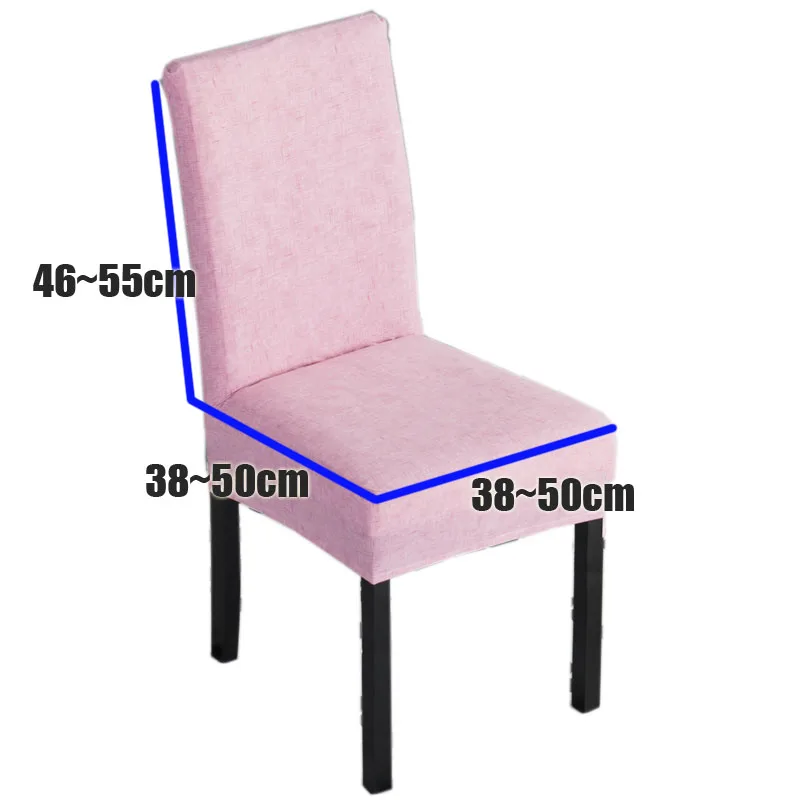 

Removable Stretch Chair Elastic Slipcovers For Weddings Banquet Hotel Restaurant Home Kitchen Dining Office Chair Covers 38