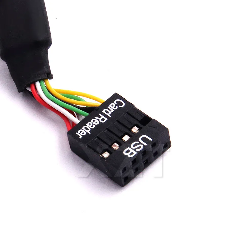 Высокая качественная материнская плата 9Pin превращает USB2.0 два Extension Line основная
