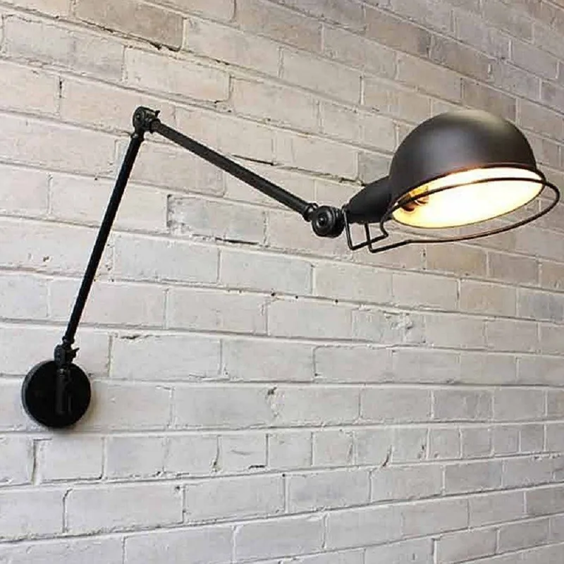 Industrieel Aplik Lamba Luminaire Applique Deco Mural Sconce Bedroom Lampara De Interior Wandlamp Aplique Luz Pared Wall Light | Лампы и