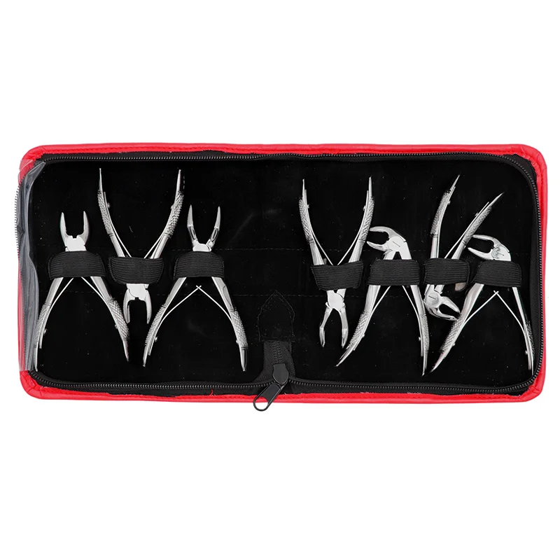 

7pcs Dental Children Teeth Forcep Stainless Steel Extracting Pliers Set Dentist Surgical Clinic Tools With Kit Oral Teeth Care