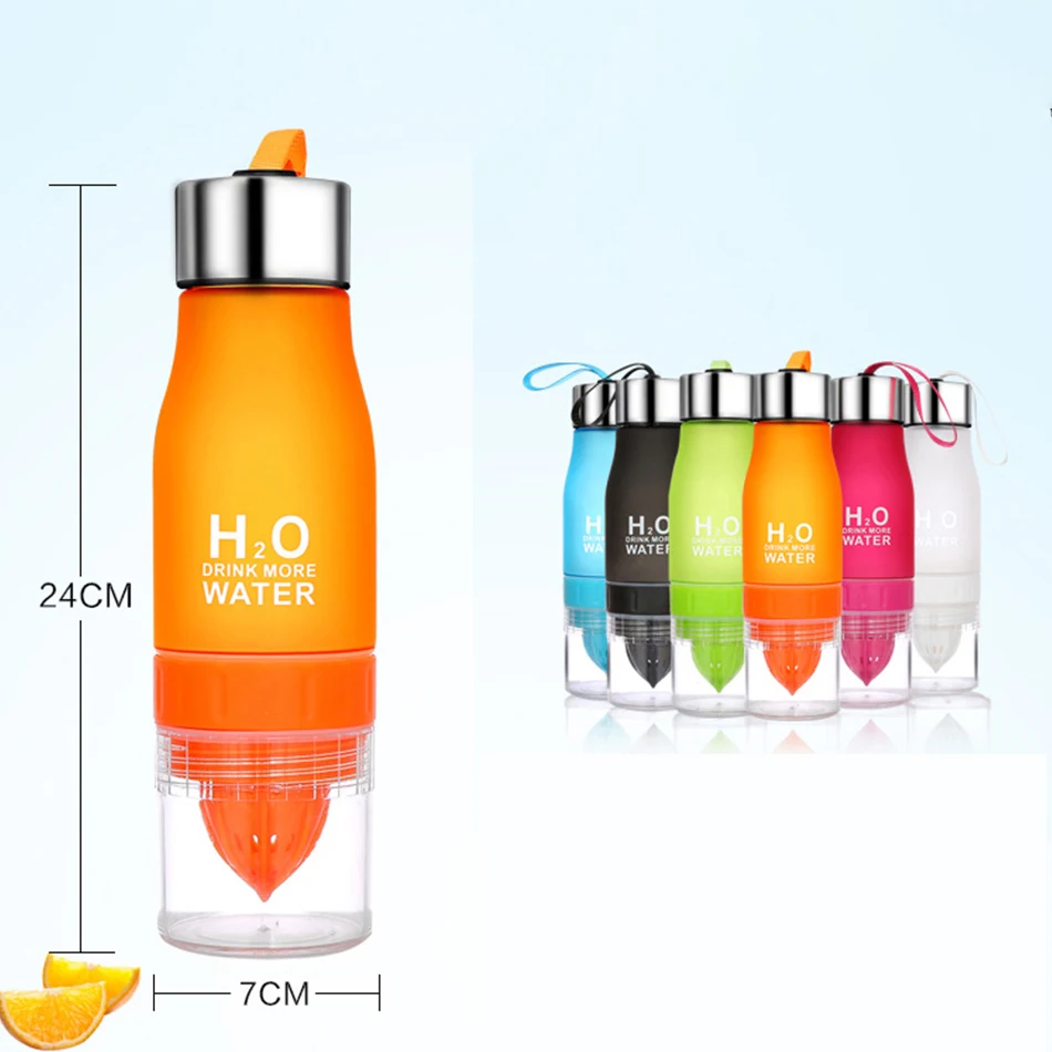 Новый рождественский подарок пластиковая бутылка для воды My Water 650 мл инфузер