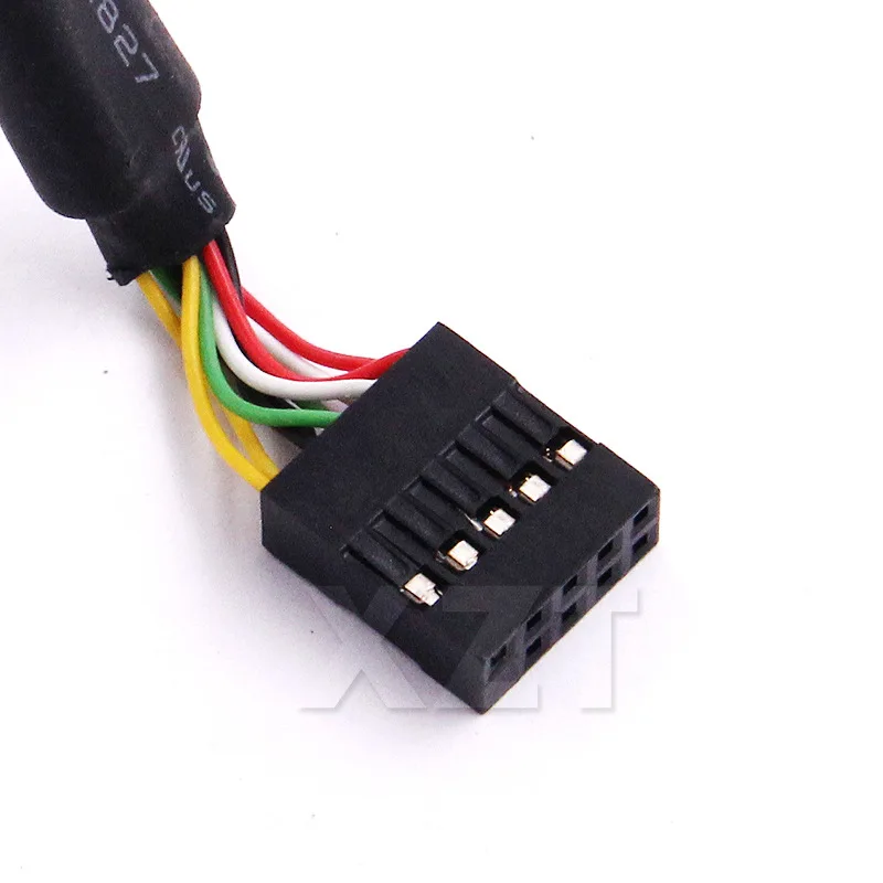 Высокая качественная материнская плата 9Pin превращает USB2.0 два Extension Line основная