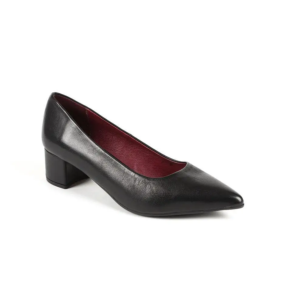 AYESTARAN WOMAN SKIN HEEL обувь салон кожи черного цвета |Женские туфли| |