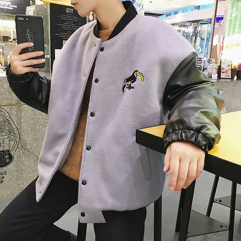 Новое поступление 2019 осенне-зимнее корейское повседневное Мужское пальто с