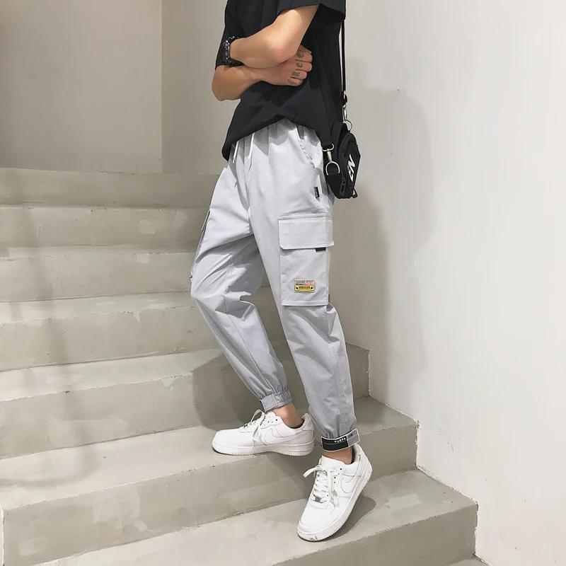 Мужские повседневные брюки в стиле Харадзюку высокого качества китайском для